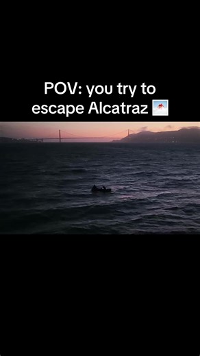 They actually escaped Alcatraz 😭 (YT: Mark Rober) #fypシ #sanfrancisco