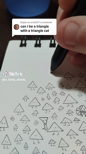 Replying to @aceli277 kitty :3 #kitty #cat #kittens #cats #kitties #cute #triangle #triangles #shape #shapes #geometry #silly #lilguy #lilguys #littleguy #littleguys #art #myart #artist #doodle #drawing #traditionalart #pen