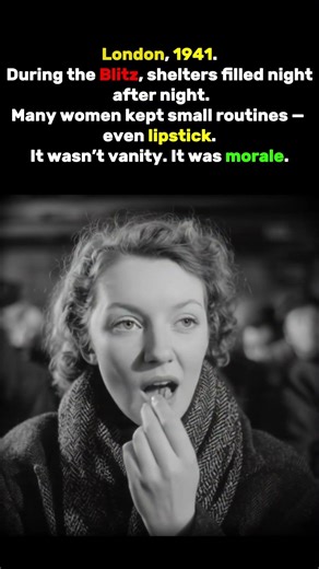 London, 1941: Lipstick in the Shelter…
