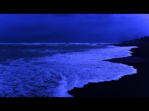 10 Hours of Ocean Waves at Night for Relaxation | Soothing Sound For Deep Sleep & Release Melatonin