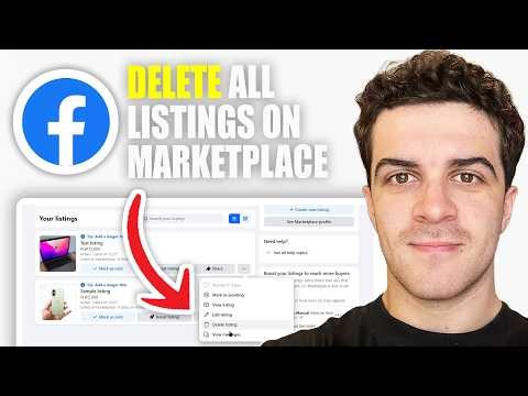 How to Delete All of Your Listings on Facebook Marketplace (2026 Guide)