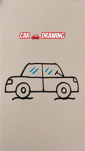 Car drawing step by step #shortvideo #artandcraft #trending