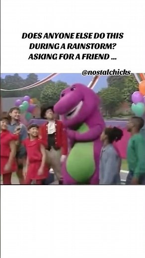 BARNEY IF ALL THE RAINDROPS …