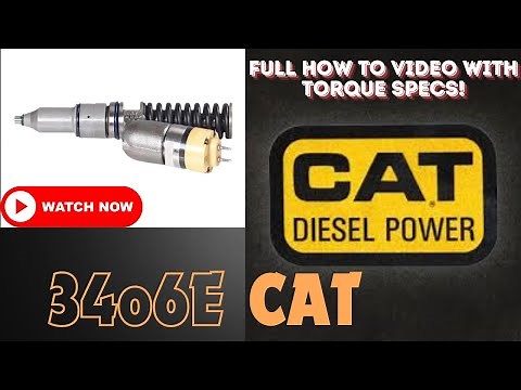 How To Replace 3406 or C15 CAT Injectors