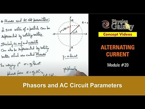 Class 12 Physics | Alternating Current | #20 Phasors & AC Circuit Parameters | For JEE & NEET