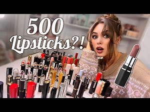 I HAVE 500 LIPSTICKS?!💄 Full Declutter & Makeup Organization 2026