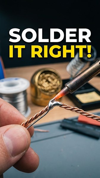 How to Solder a Wire Properly ~ The Correct Way. Watcch and learn