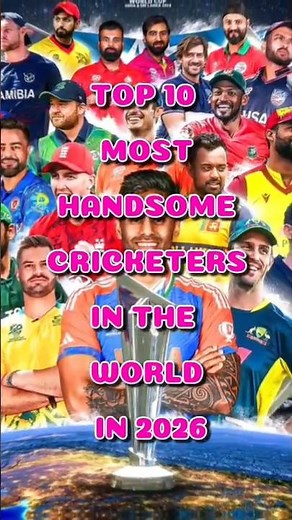 Top 10 Most Handsome Cricketers in the World 2026 😍 | Most Stylish Cricket Players