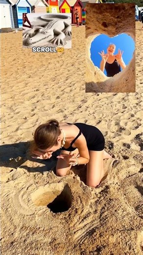 OMG😱 Your SAND CASTLE🏝️ if you…🤯💗 #shorts #short