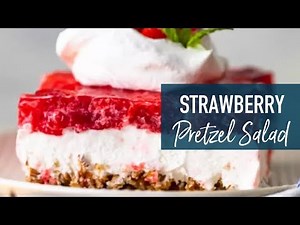 Yummy Strawberry Pretzel Salad!