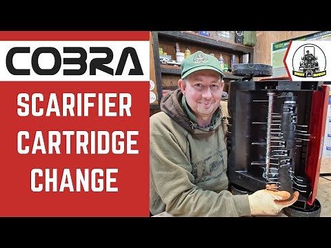 Cobra Lawn Scarifier & Aerator Cartridges & how to change them tutorial