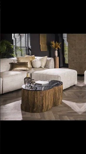 Table Basse Noir et Bois : Élégance Moderne