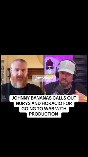 JOHNNY BANANAS CALLS OUT NURYS AND HORACIO FOR GOING TO WAR WITH PRODUCTION Is Johnny bananas speaking facts?! #challenge42 #THECHALLENGE41 #johnnybananas #mtvthechallenge #zachnicholspodcast #thechallengemtv #thechallenge42