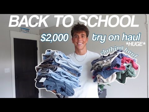 HUGE $2,000 back to school TRY ON haul