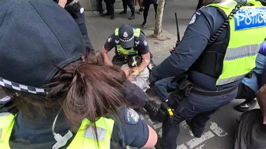 Melbourne Protests Shocking footage inside protests