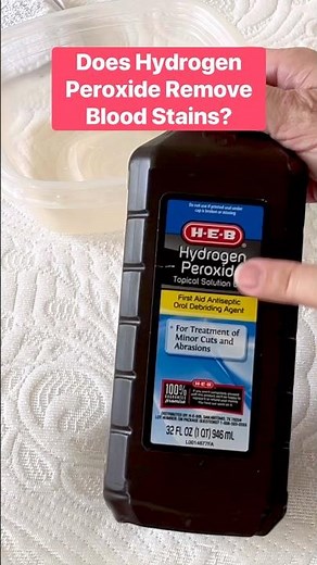 Easiest Way To Remove Blood Stains On A Mattress! #cleaninghacks #cleaningtips