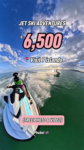 Jetski tour Phuket 🤩🏝️🐬 🔥 Click the link in our bio to BOOK NOW! Ready for an unforgettable Phuket adventure? 🌊 Jump on a Jet Ski and explore tropical islands, hidden beaches, crystal-clear lagoons & incredible viewpoints — all in one epic experience! 🏝️ ✨ Ride • Explore • Swim • Discover • Repeat 🐒 Island stops 🤿 Swimming & snorkeling 📸 Epic photo spots 🍽️ Thai lunch by the sea 🚤 Guided Jet Ski adventure Don’t just visit Phuket — EXPERIENCE IT! 🔥 #phuket #jetski #thailand #fyp #pato