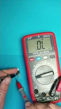 How to check a thyristor with a multimeter in 1 minute!