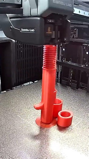 First ever 3D Printed Ice Fishing rod #bambulab #icefishing #fishing #lakeminnetonka #3dprinting #3d