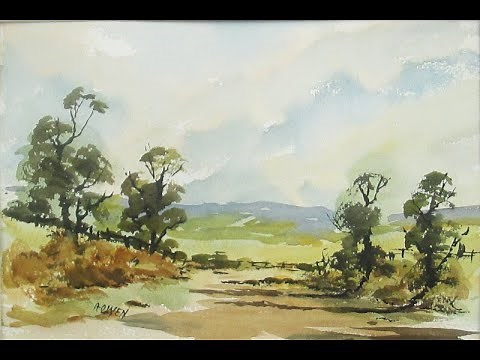 Watercoloring loose way with Alan Owen Art