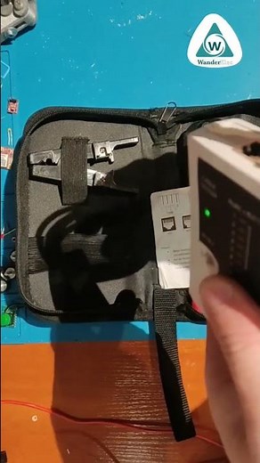 Network Cable Crimping & Testing in Action #electronicslab #diylab