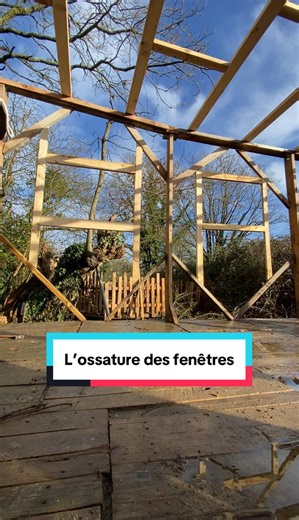 Construction de fenêtres dans une cabane DIY