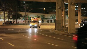 Ambulance Emergency Running Barcelona Night Streets Stock Footage Video (100% Royalty-free) 5642207 | Shutterstock