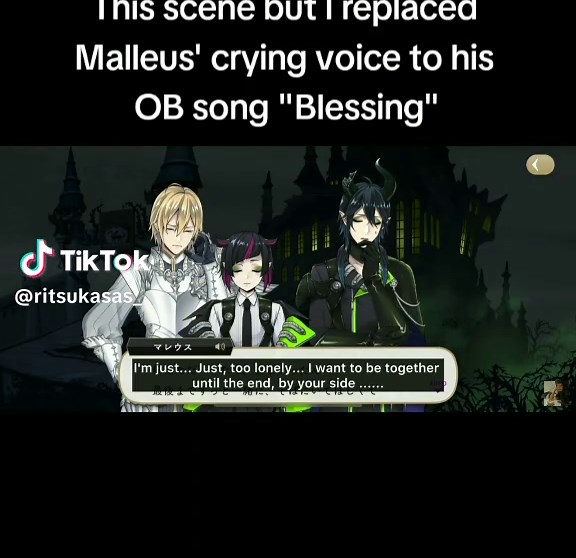 Malleus's Emotional Scene in Twisted Wonderland