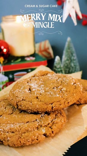 Merry Mix & Mingle is officially here! 🎄🎁Our holiday cookie boxes are packed with 12 festive treats that make the sweetest gifts for coworkers, friends, and family. Order through our website to get yours before they sell out! | Cream and Sugar Cake