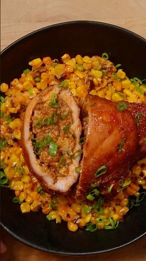 Chorizo Stuffed Pork Chops on the Pellet Grill | Bear Mountain BBQ Tailgating Blend