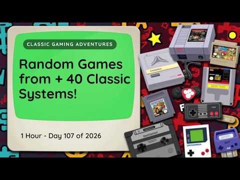 🎮 Day 107 of 2026 | 1 Hour of Random Retro Games 🎮 | Rebuilding the Collection - Atari Lynx 100%