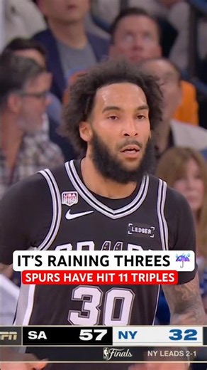 Spurs are burying threes 🎯