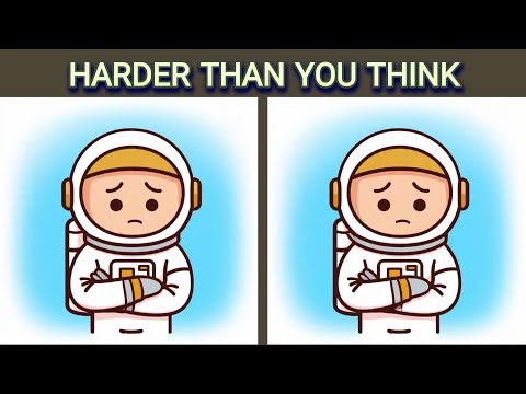 Find the difference : test your mind level ! ( Spot the 3 differences )