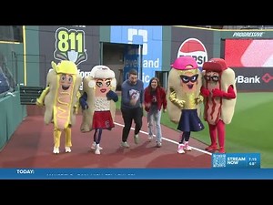 Racing the Cleveland Guardians hot dogs before the home opener at Progressive Field: Video