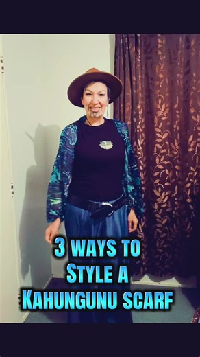 3 Stylish Ways to Wear a Kahungunu Scarf