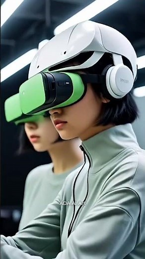 🕶️Futuristic VR Dance or Interaction 🕹️ | AI-Generated Cyberpunk Animation