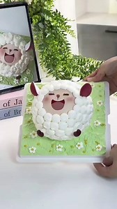 Sheep 🐑 Cake 🎂 #sheep #cakedecorating | Marie Ann