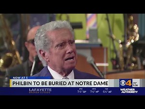 Regis Philbin to be buried at Notre Dame