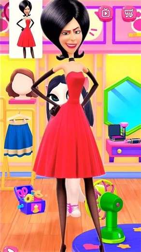Scarlet Overkill from the Despicable Me cosplay by Angela 2 #mytalkingangela2 #scarlet #cosplay #fyp