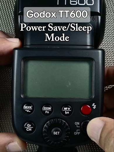 Setting Up Power Save Mode on Godox TT600 Flash