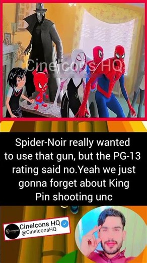 Spider-Noir Wanted the Gun... But the PG-13 Rating Had Other Plans 😂