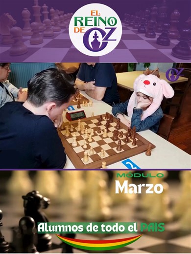 Clases de Ajedrez para niños, jóvenes y adultos ♟Clases de Ajedrez para alumnos de todo el país‼️ ♟Aquí no solo aprenden Ajedrez, en #ElReinoDeOz viven el Ajedrez. ♟Aprender Ajedrez es una gran decisión con mucha diversión. 🎯 Club dirigido por Osvaldo Zambrana único boliviano🇧🇴 con el título internacional de GRAN MAESTRO DE AJEDREZ. WhatsApp: 📲7.2.9.5.7.3.9.9 #bolivia🇧🇴 #santacruzdelasierra🇳🇬 #bolivianosenelmundo🇧🇴🌎🌎🌍 #clasesdeajedrez #cursodeajedrez #ajedrezparaniños #lapazbolivia