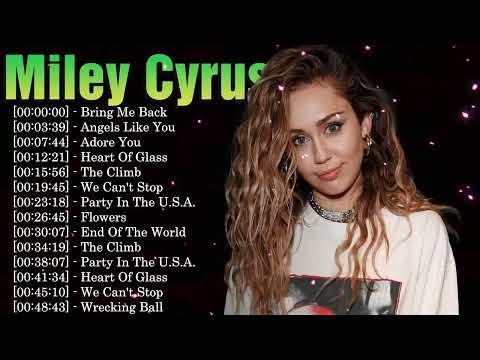 Full Album Miley Cyrus – Top 20 Pop Rock Tracks ｜ Flowers Midnight Sky Classics
