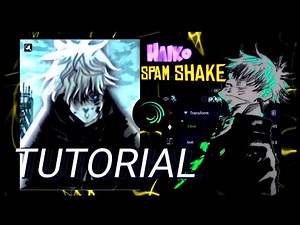 Haiko spam shake Tutorial | Alight Motion tutorial | manga edit tutorial