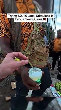 Trying a $0.46 local Betel Nut 🇵🇬