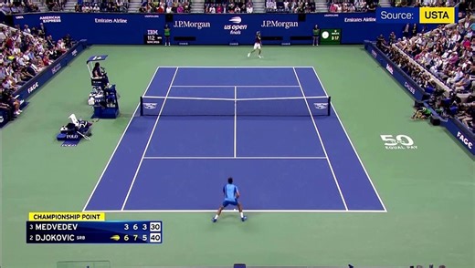 The moment Novak Djokovic won the US Open