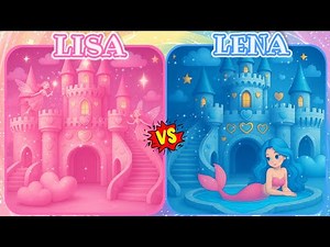Lisa or lena fairy vs mermaid Choose One 🧚🧜‍♀️#lisaorlena #lisalenalifestyle #fairyvsmermaid