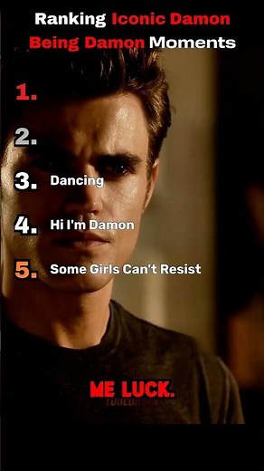 Ranking Damon's Craziest Scenes | The Vampire Diaries #damonsalvatore #tvd