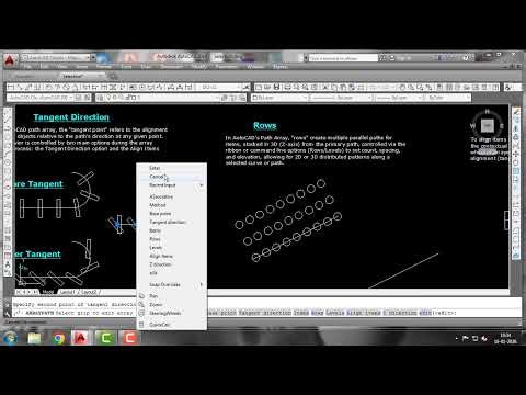 Path Array In Autocad 2014