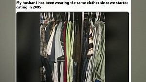 Man wearing same clothes for 20 years